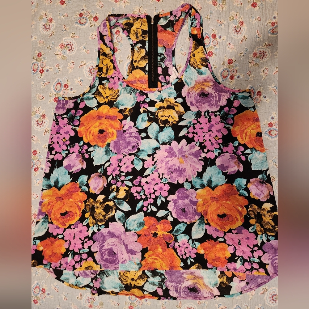 Ambiance Multicolor Floral Tank Top